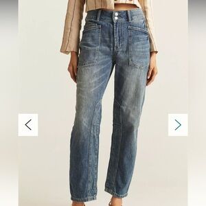 Pilcro Blue Ankle & Cropped Jeans